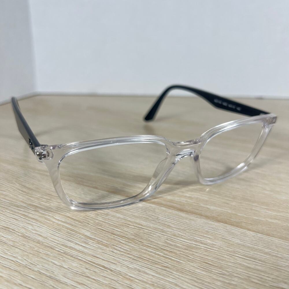 Ray-Ban RB7176 5943 Eyeglasses Clear Black Frames Only 54-17-140